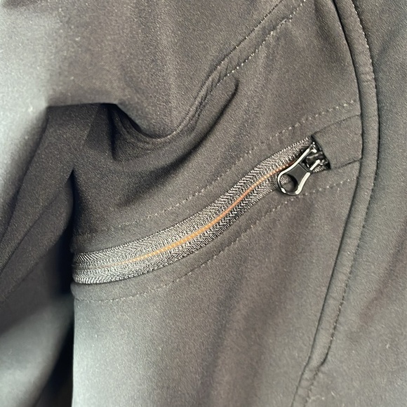 FXR Mountain Mens Black Soft Shell Jacket Fleece Lined Graphics Logo Neon XL - Picture 6 of 16